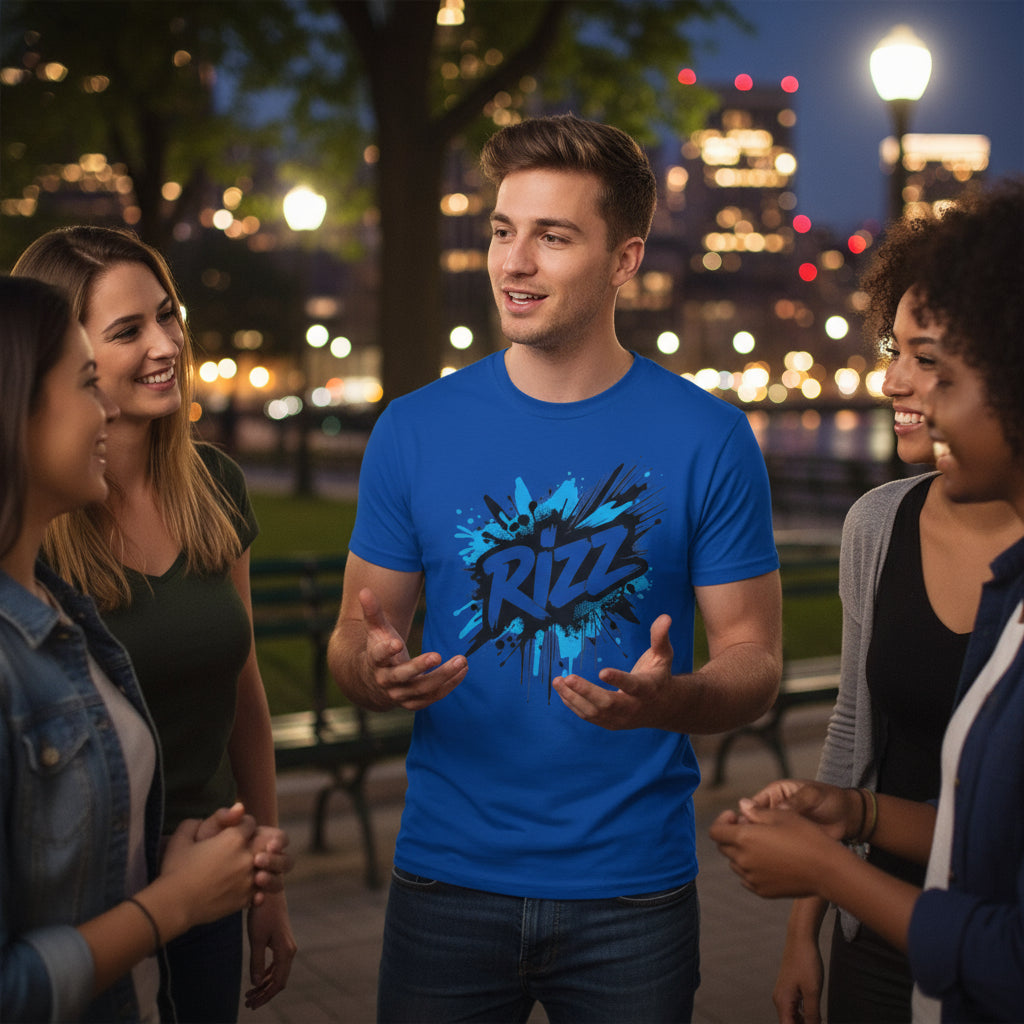 BOLD 'RIZZ' VIBE TEE FOR HIM