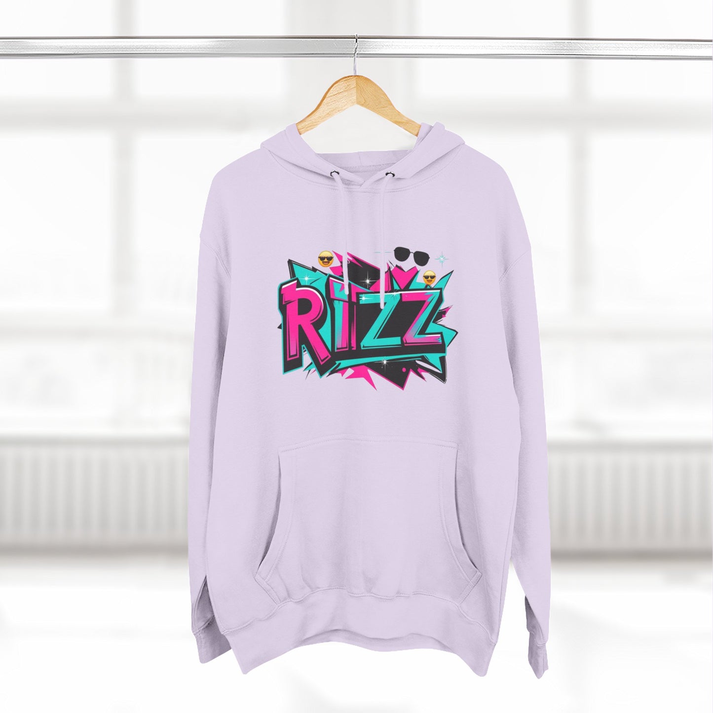 Vibrant Rizz Vibe Graphic Hoodie