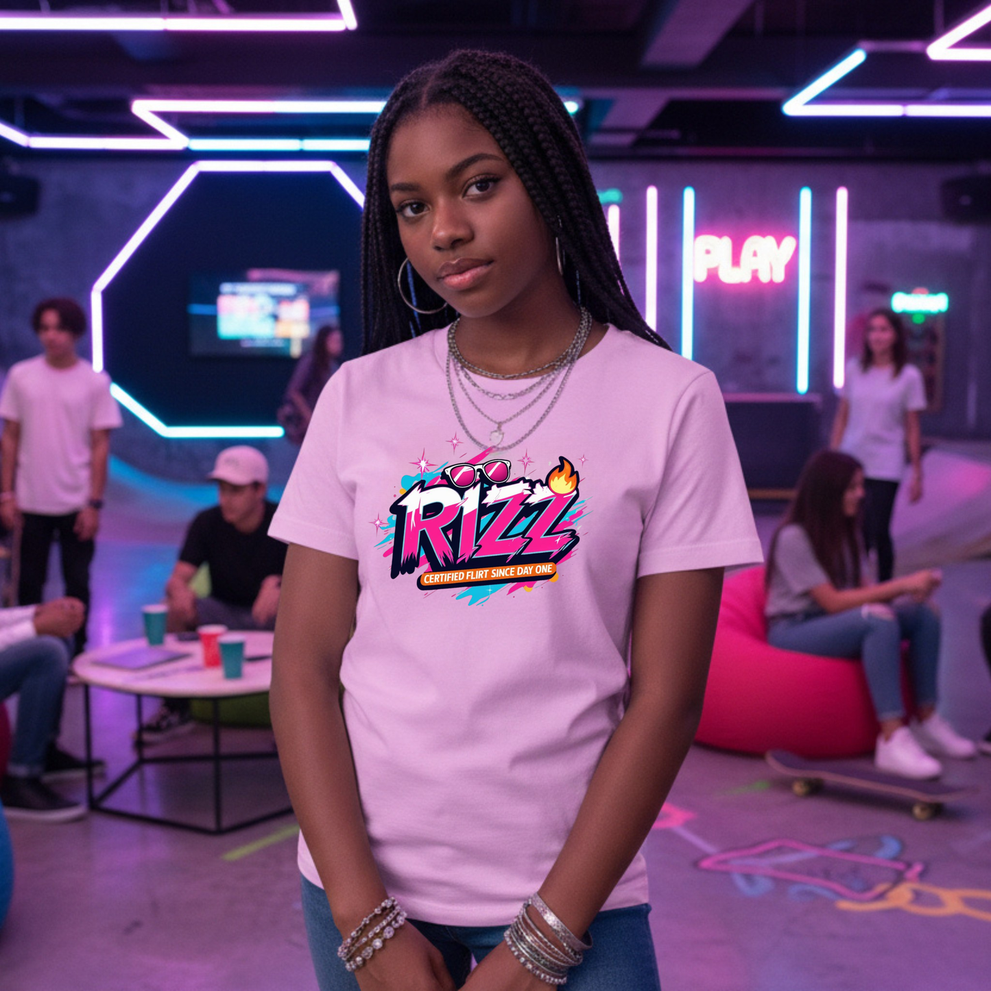 'RIZZ' VIBE TEE FOR HER