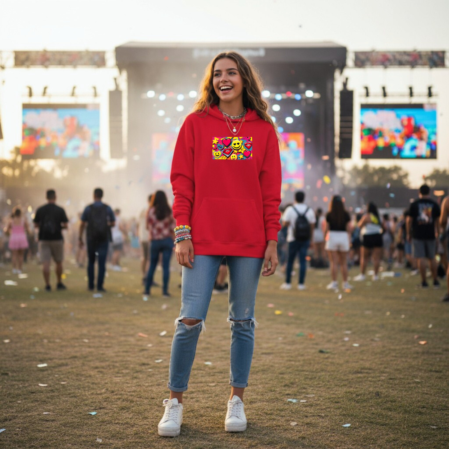 Smiley Vibe Hoodie
