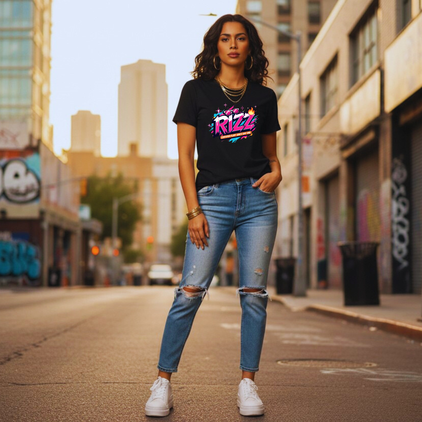 'RIZZ' VIBE TEE FOR HER