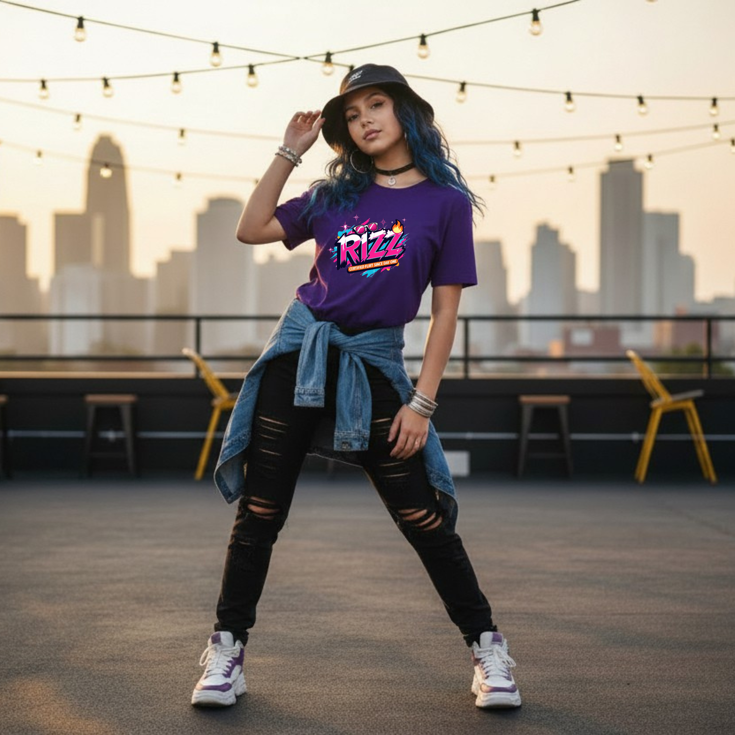 'RIZZ' VIBE TEE FOR HER